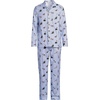 image:imageLands End Mens Flannel Pajama SetHoliday DogsBlue Stripe