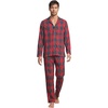 image:imageLands End Mens Flannel Pajama SetCompass RedPine Plaid