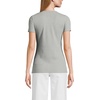 image:imageLands End Womens Cotton Rib Knit TShirtGray Heather