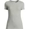 image:imageLands End Womens Cotton Rib Knit TShirtGray Heather