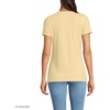 image:imageLands End Womens Cotton Rib Knit TShirtPale Sunbeam Yellow
