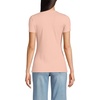 image:imageLands End Womens Cotton Rib Knit TShirtTinted Peach