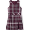Burgundy/Gray Plaid