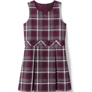 image:imageLands End Girls School Uniform JumperBurgundyGray Plaid
