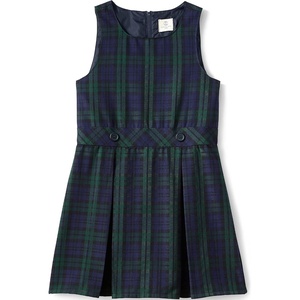 image:imageLands End Girls School Uniform JumperClassic NavyEvergreen Plaid