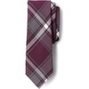 image:imageLands End School Uniform Adult Plaid To Be Tied TieBurgundyGray Plaid