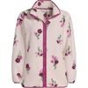 image:imageLands End Womens Cozy Sherpa Full Zip Fleece JacketAster Pink Floral