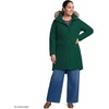 image:imageLands End Womens Expedition Waterproof Down Winter Parka with Faux Fur HoodPine