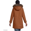 image:imageLands End Womens Expedition Waterproof Down Winter Parka with Faux Fur HoodRich Ginger Brown
