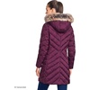 image:imageLands End Womens Insulated Cozy Fleece Lined Primaloft CoatVivid Plum