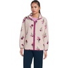 image:imageLands End Womens Cozy Sherpa Full Zip Fleece JacketAster Pink Floral