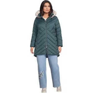 image:imageLands End Womens Insulated Cozy Fleece Lined Primaloft CoatGreen Gables