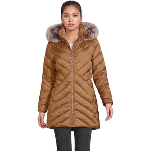 image:imageLands End Womens Insulated Cozy Fleece Lined Primaloft CoatWarm Bronze