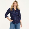 image:imageLands End Womens Pinwale Cord Long Sleeve ShirtBows and HollyDeep Sea Navy
