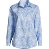 image:imageLands End Womens Pinwale Cord Long Sleeve ShirtClear Blue Sky Floral Meadow
