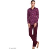 image:imageLands End Womens Pinwale Cord Long Sleeve ShirtVivid Plum Ditsy Bouquets
