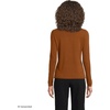 image:imageLands End Womens Cashmere Cardigan SweaterRich Saddle